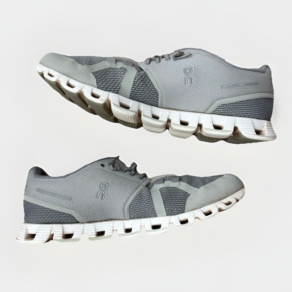On Cloud Shoes Womens Size 8 Blue Gray Cloud 5 Running Athletic